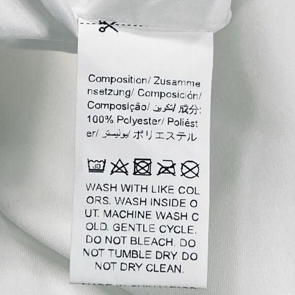 Shein Sexy Summer High Waisted Shorts Sz XS White Pockets Rear Zip Coastal Beach - Picture 13 of 13